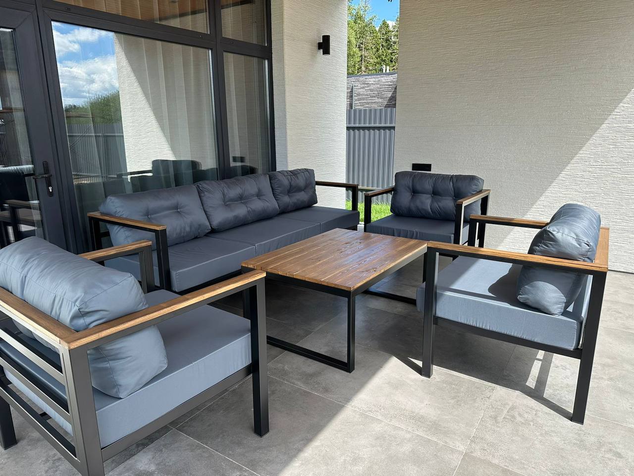 Уличный комплект Loft (диван, кресла, стол)